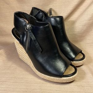 Ruff Hewn espadrille wedge peep toe super stylish
